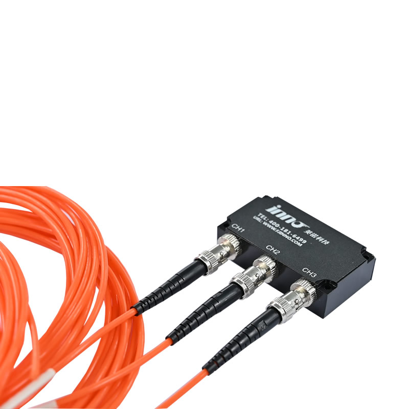 Fiber optic temperature measurement module
